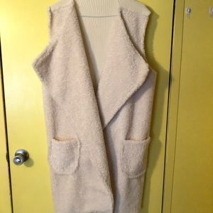 Sweater vest jacket. It is so comfortable.